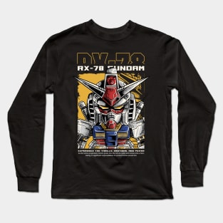 Gundam RX78 Artwork Long Sleeve T-Shirt